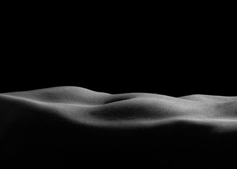 Bodyscape contours rolling hills