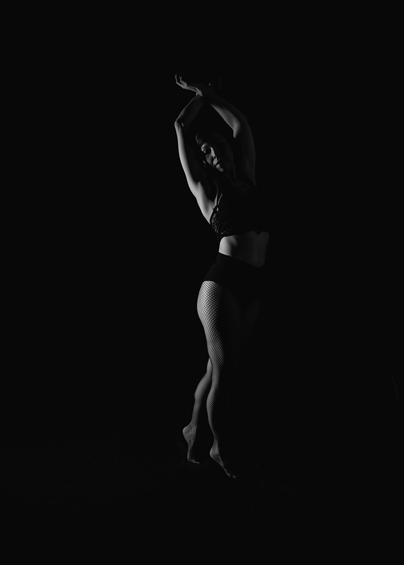 Bodyscape grace in shadows