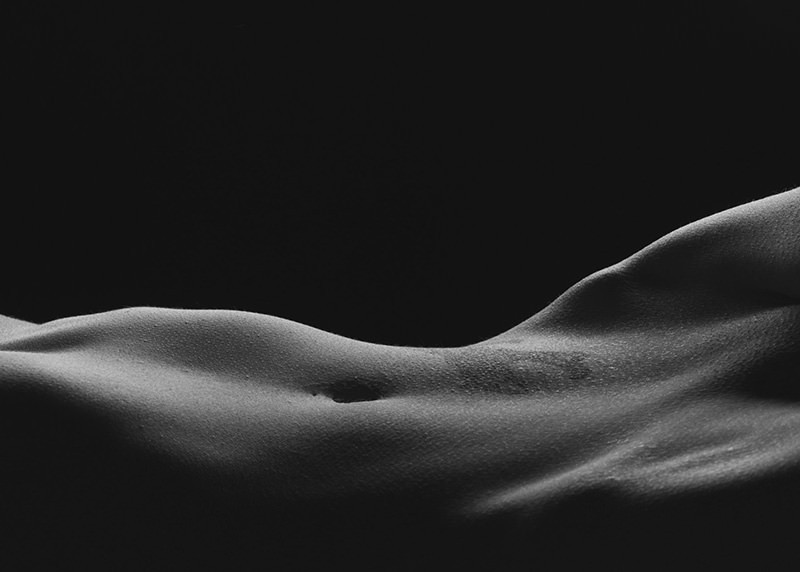 Bodyscape sculpted torso monochrome