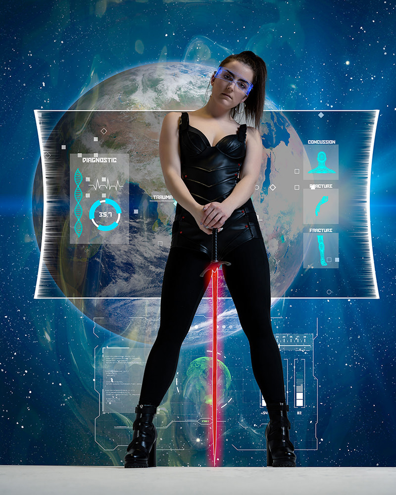 Cosplay surreal composite photography