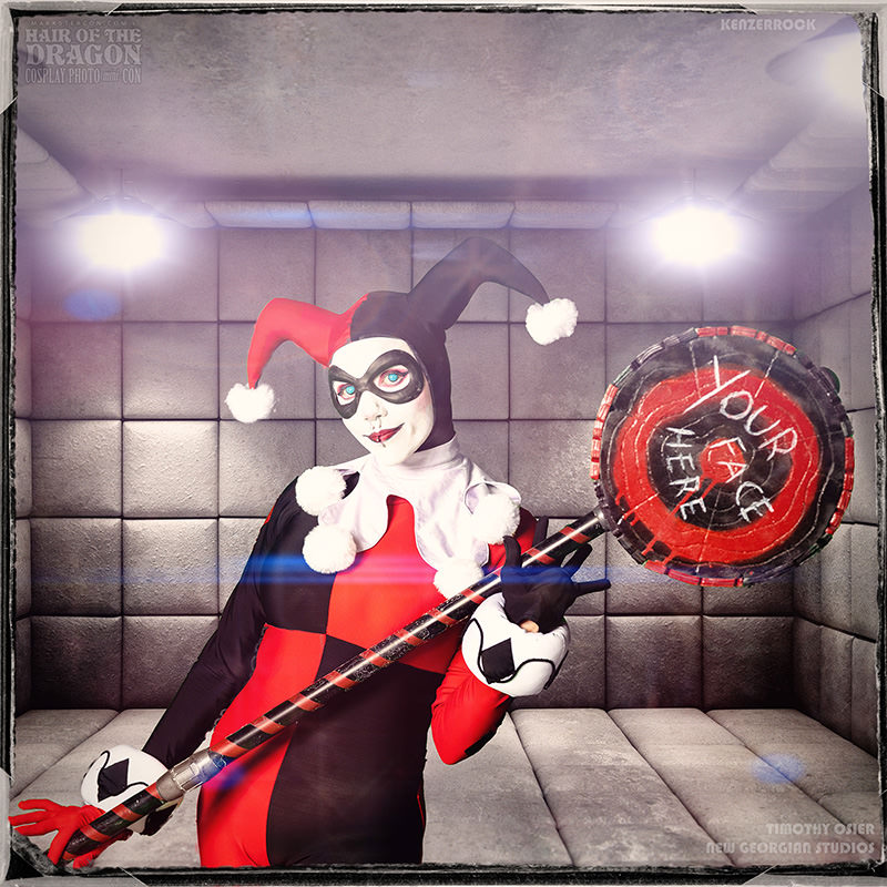 Cosplay harley quinn padded room